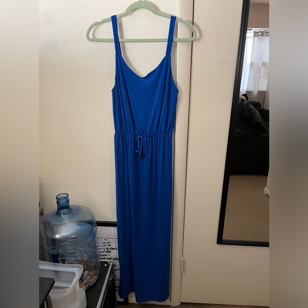 Royal blue maxi dress